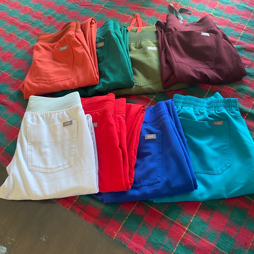 Figs Zamora Jogger Scrub Pants Bundle of 8